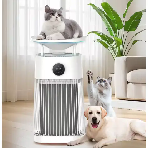 Como um purificador de ar portátil para animais de estimação com filtro Hepa pode melhorar a qualidade do ar interno para proprietários de animais de estimação?