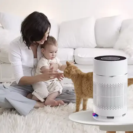 Máquina de som para bebês para dormir, luz noturna, ruído branco, purificador de ar