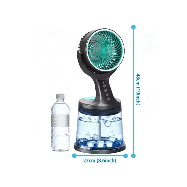 Mini ventilador portátil de alta velocidade com bateria recarregável de longa duração USB