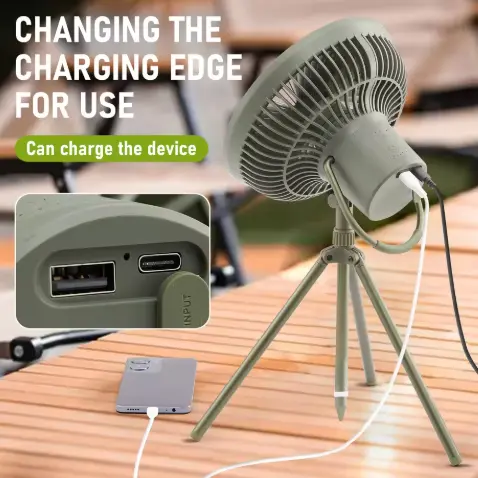 Mini ventilador portátil de resfriamento recarregável portátil para exterior