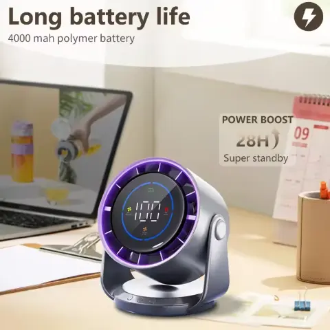 Mini Ventilador USB Ventilador de chão eletrônico de mesa manual