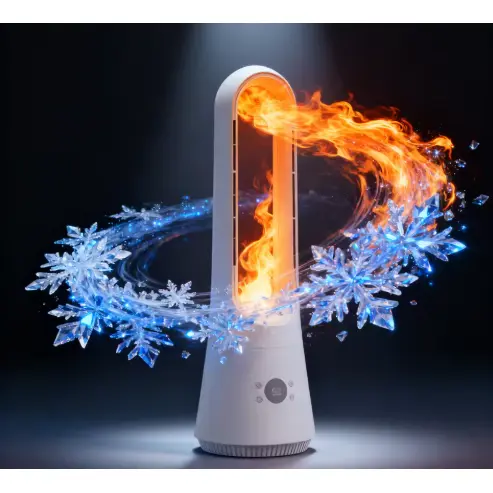 Ventilador de resfriamento de ar elétrico de plástico com controle remoto